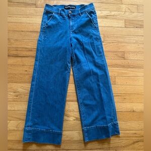 Express Women's Flare Wide Leg Blue Jeans